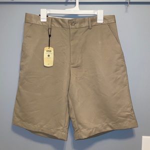 Men’s Greg Norman Tan Golf Shorts - 32 Waist